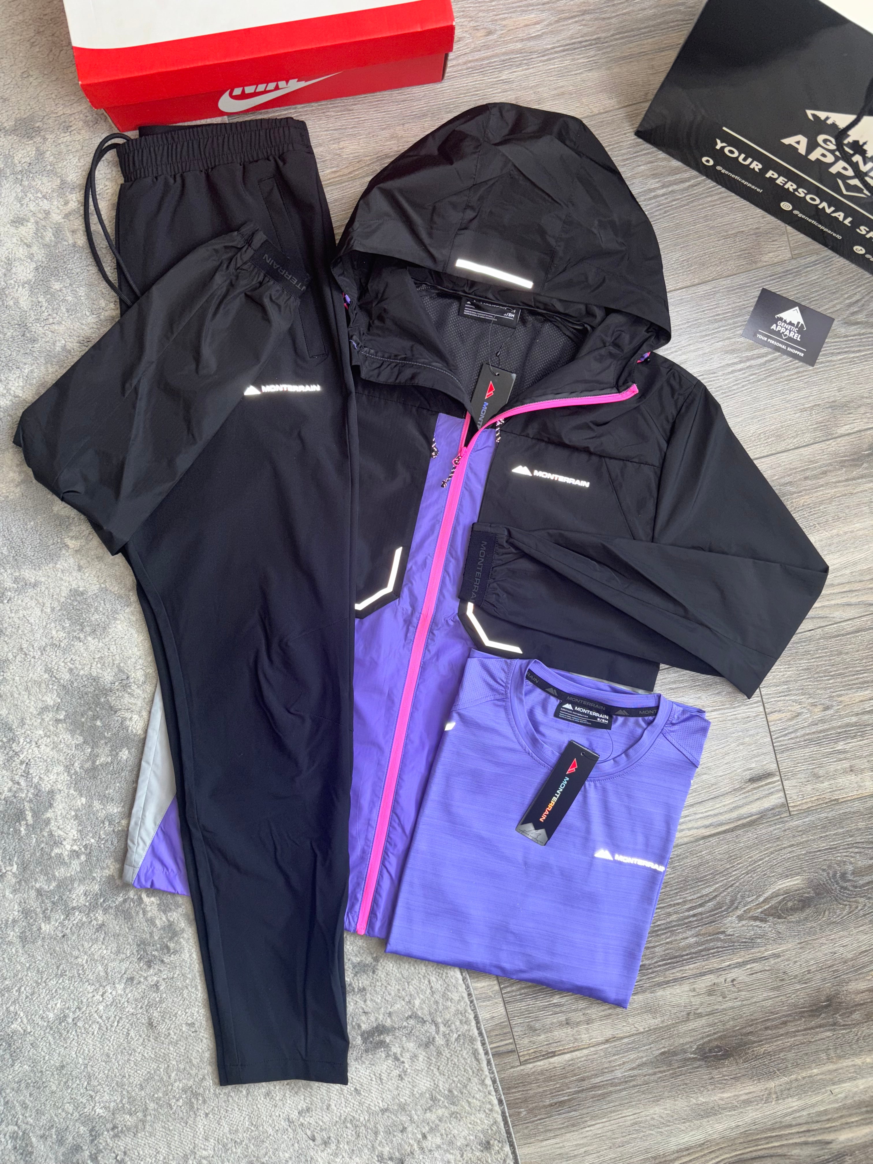 Monterrain Triset Tracksuit - ‘Lilac/Black’