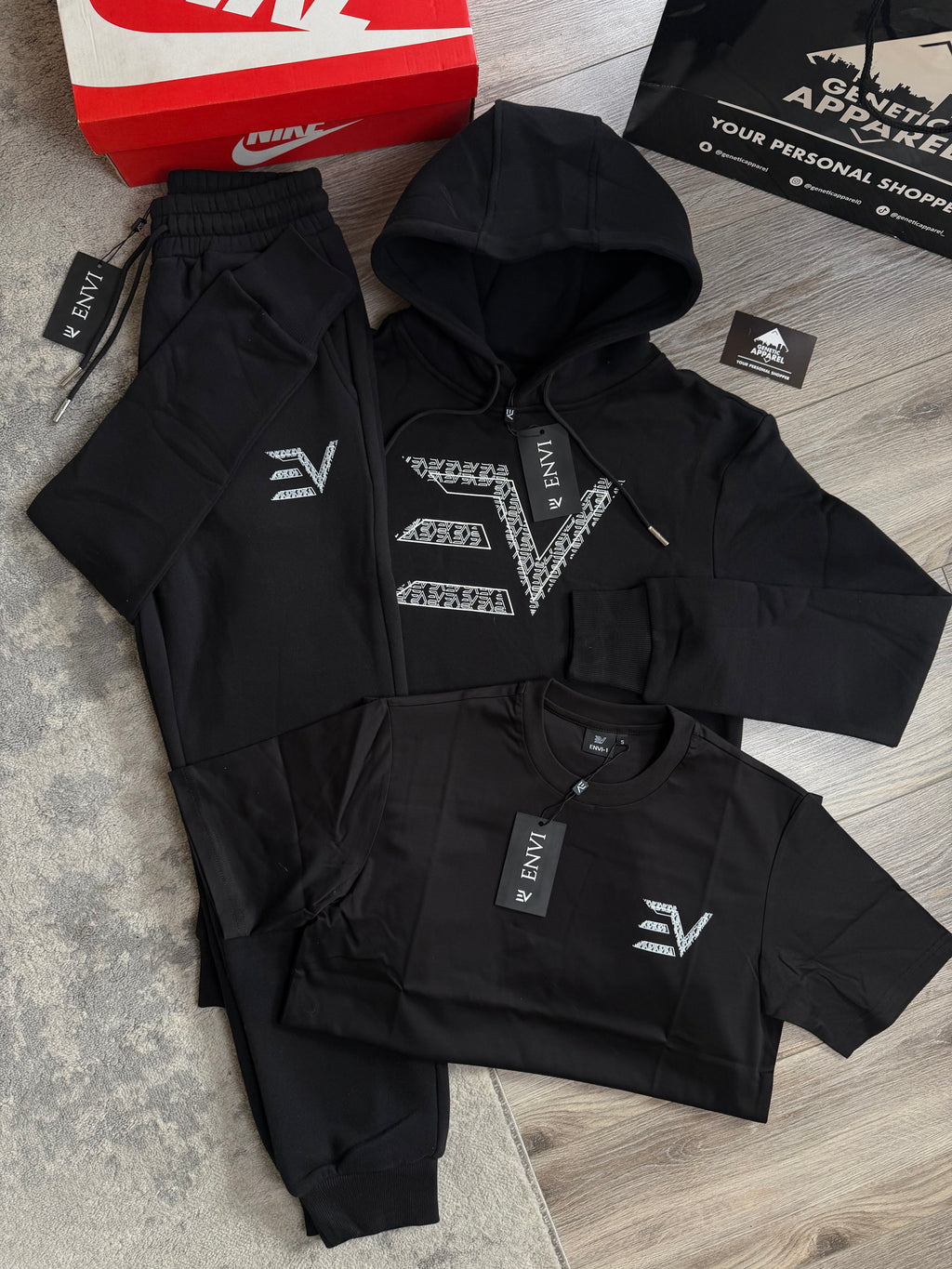 Envi1 Hex Triset Tracksuit - ‘Black’
