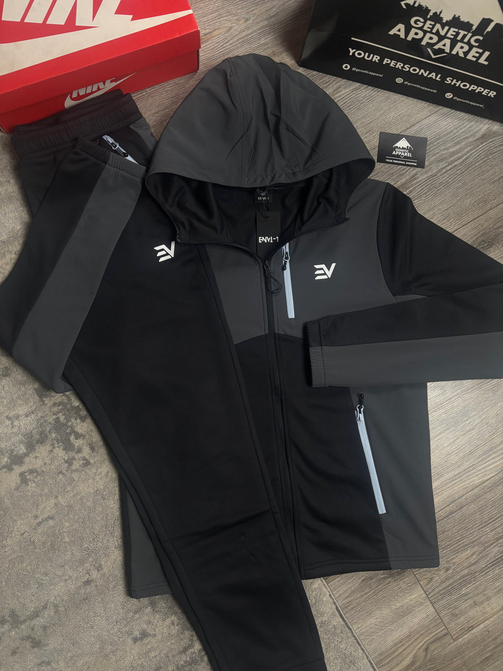 Envi Dual Tracksuit - ‘Black/Blue’