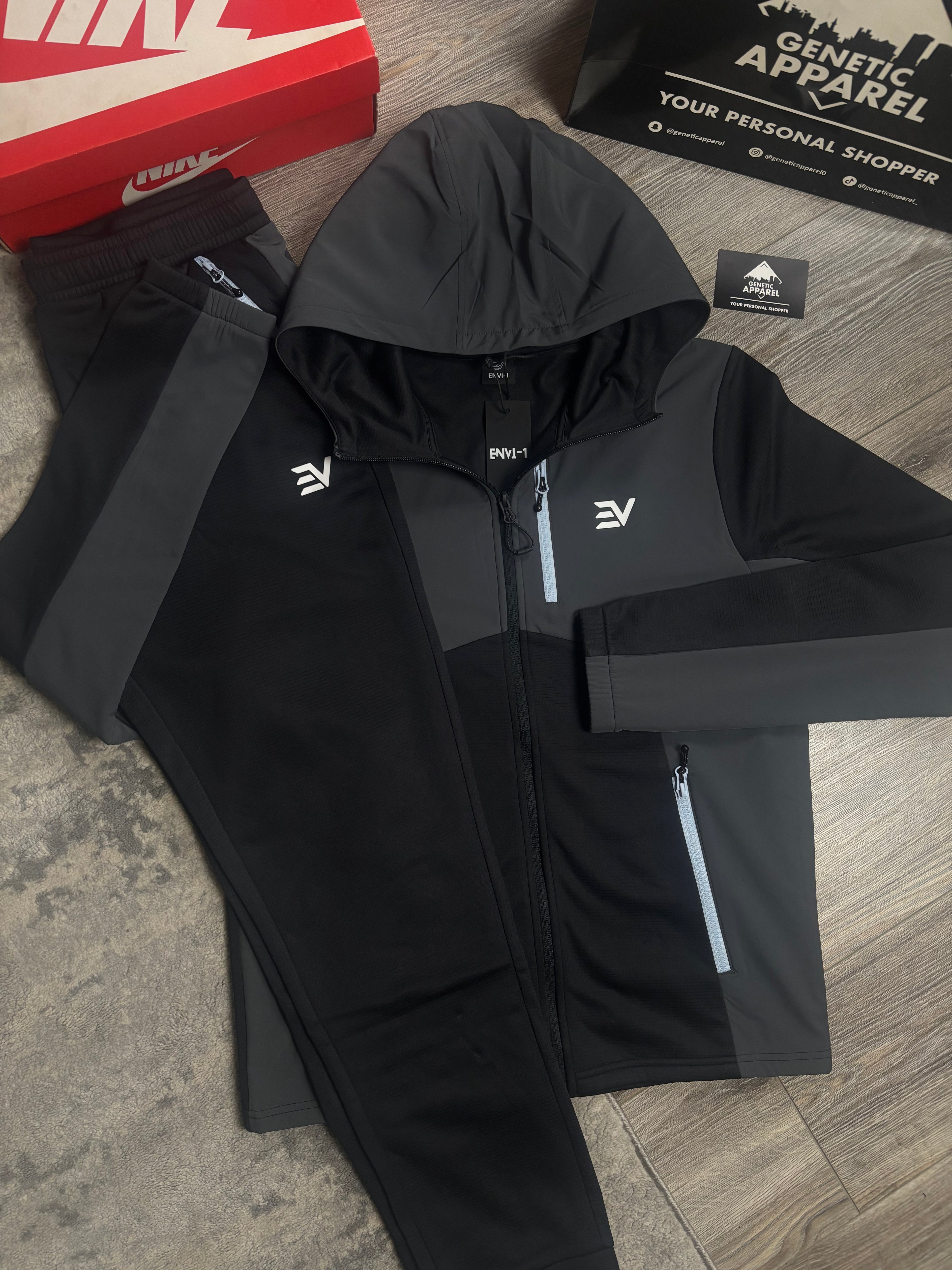 Envi Dual Tracksuit - ‘Black/Blue’