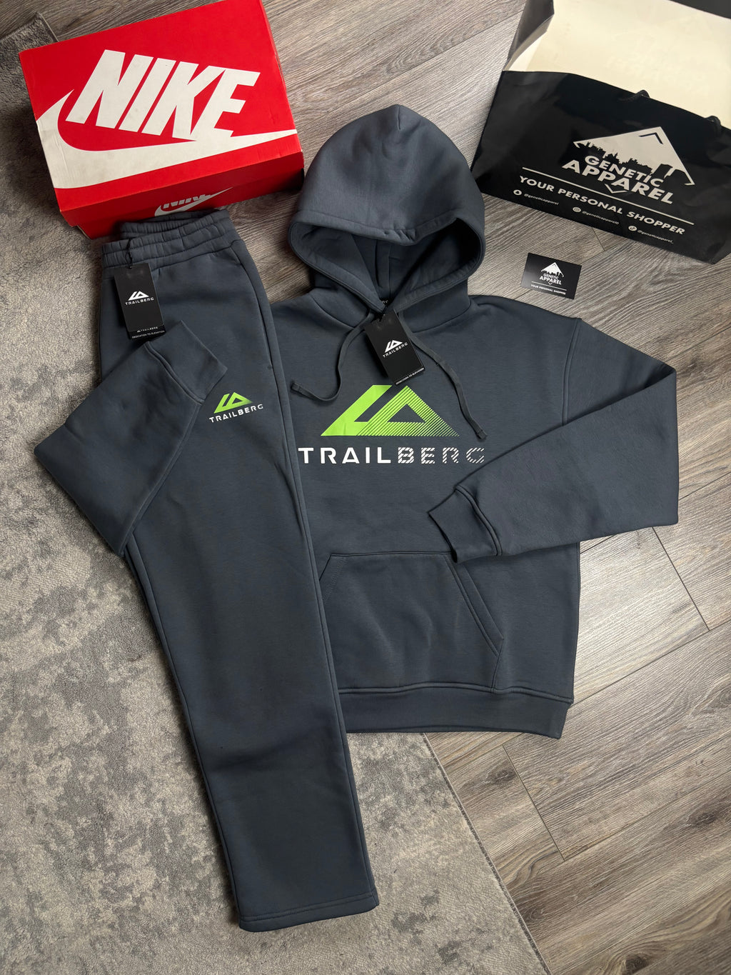 Trailberg Fraction Tracksuit - ‘Grey/Luminous’