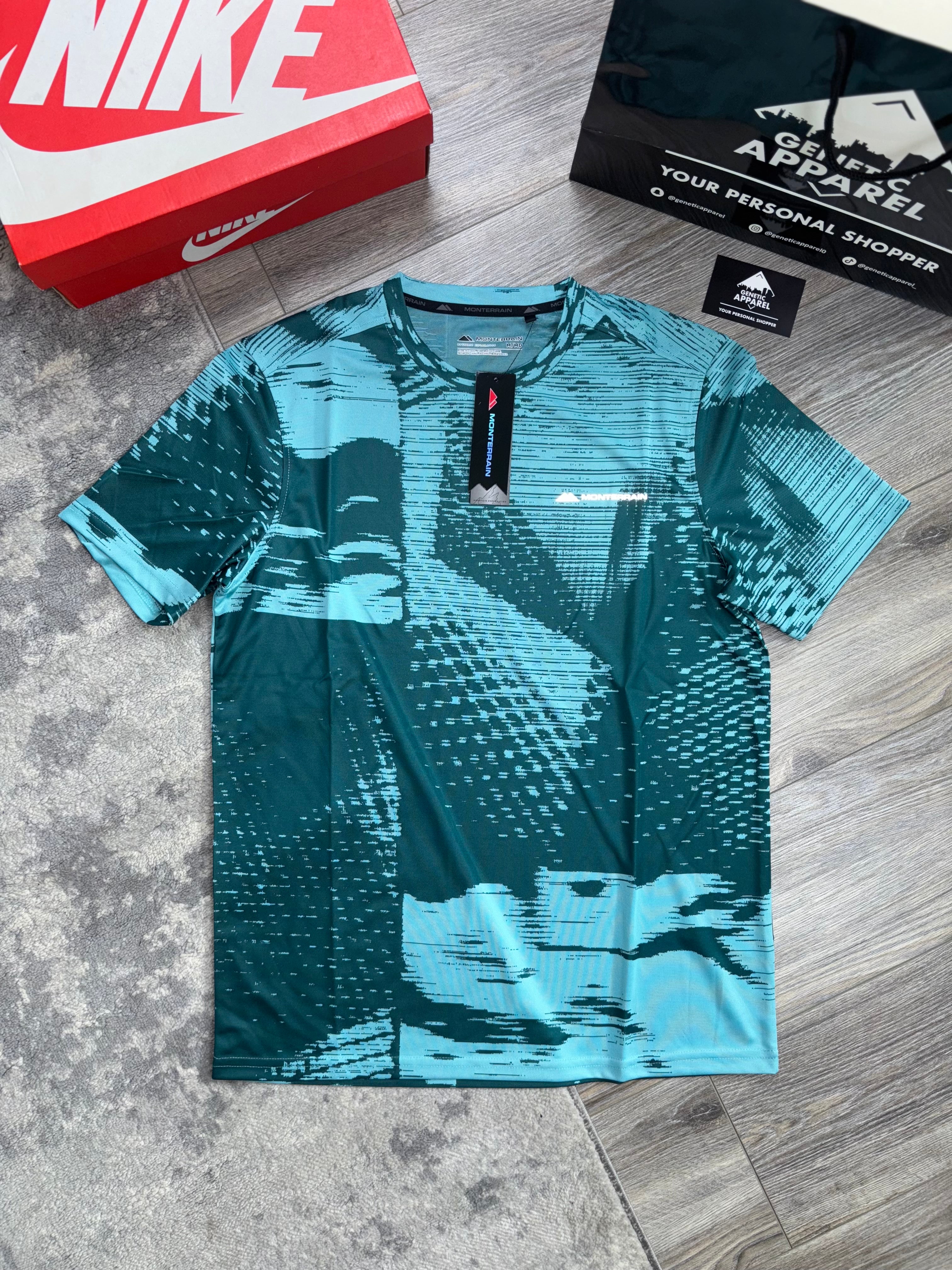 Monterrain Utility T-Shirt / Short Set - ‘Turquoise’