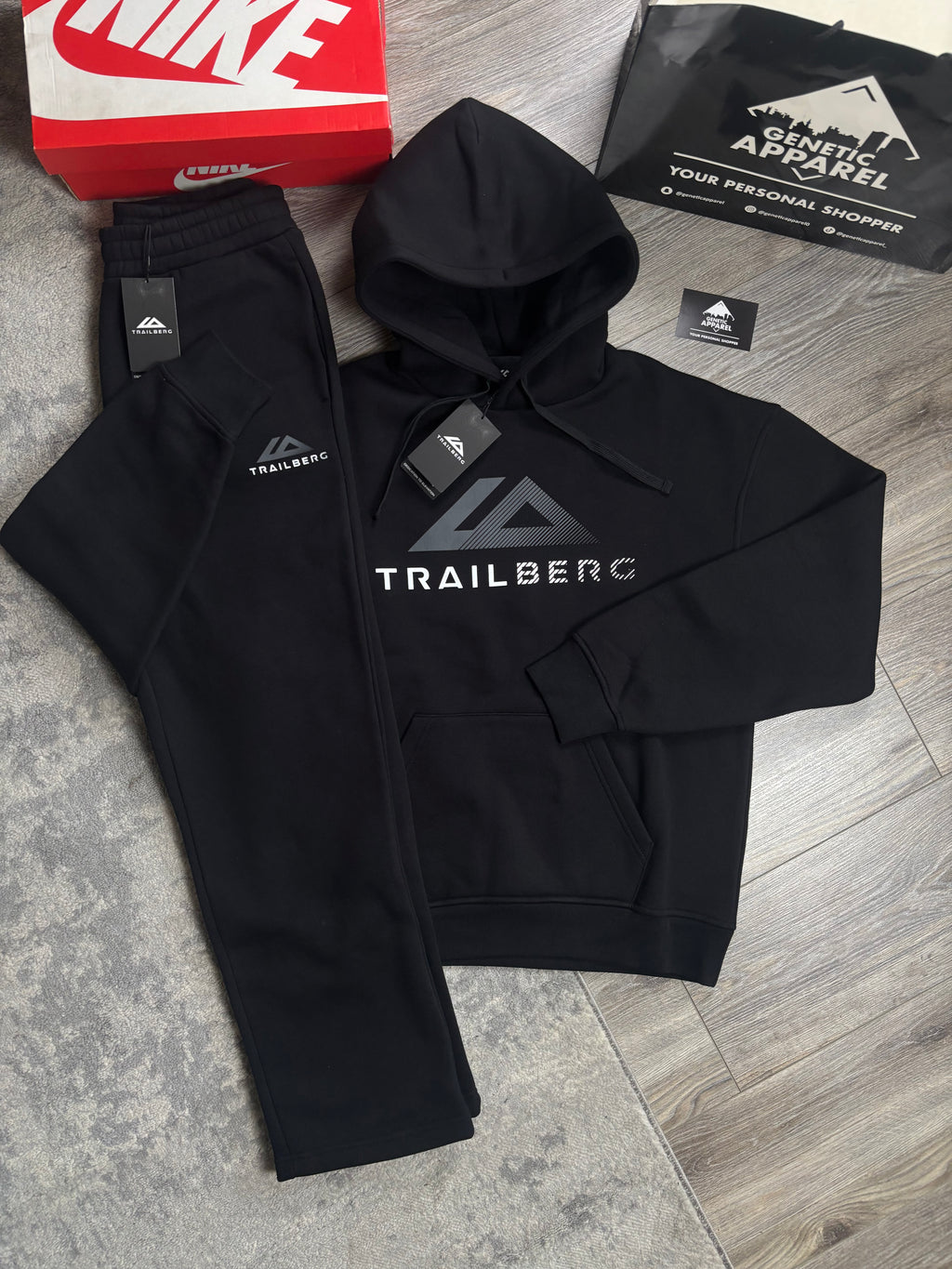 Trailberg Fraction Tracksuit - ‘Black’