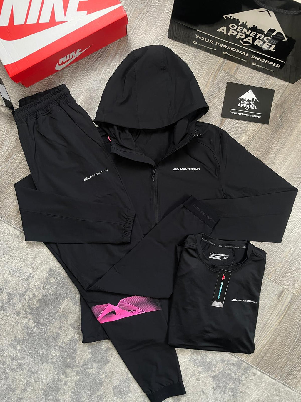 Monterrain Flash Triset - ‘Black/Pink’